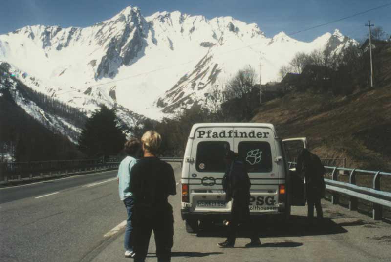 Heimfahrt durch die Alpen