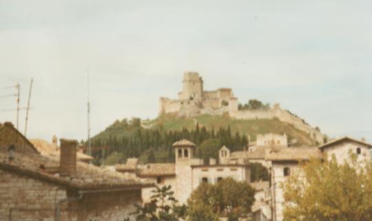 Die Rocca ber Assisi
