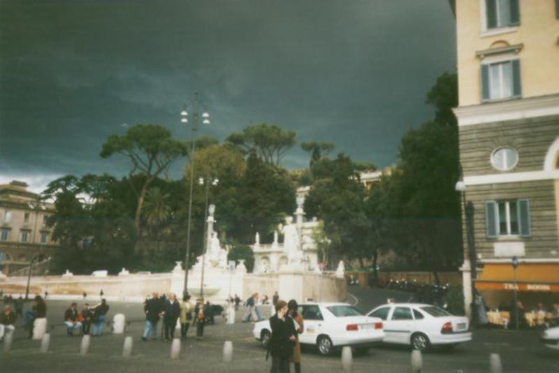 Aufziehendes Gewitter ber Rom