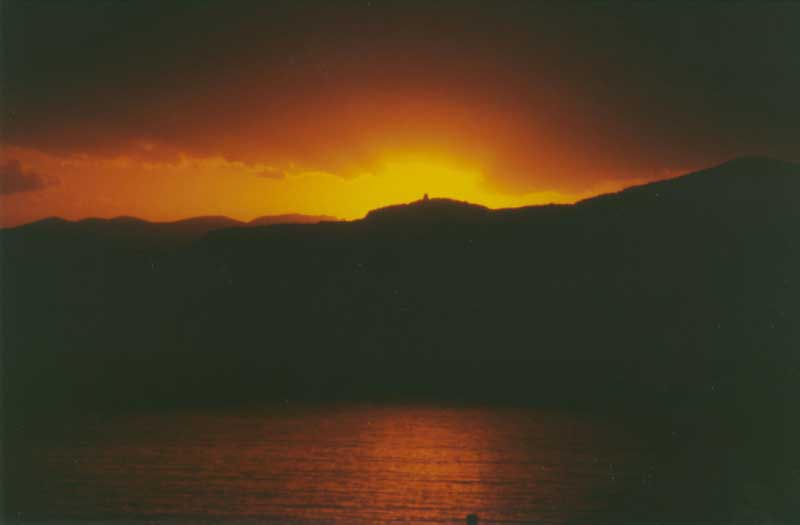 Sonnenuntergang in Villasimius