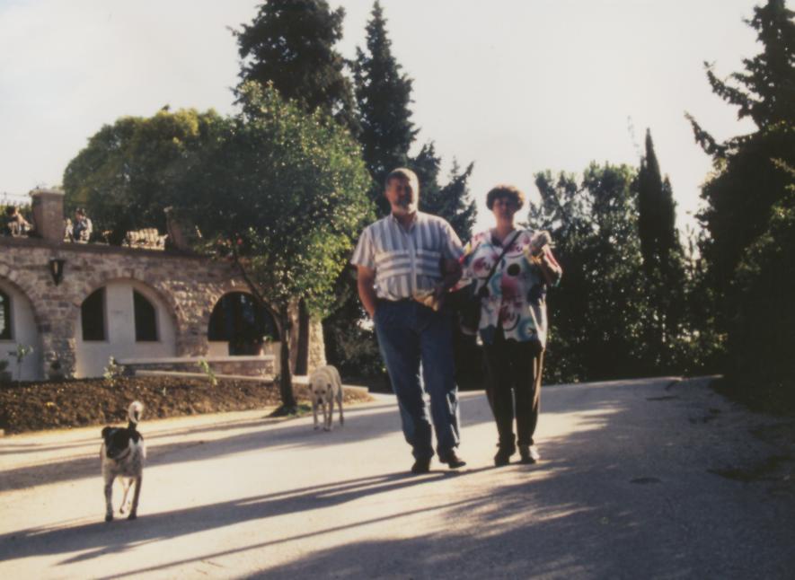 Zurck in Assisi werden wir von Peter und Brbel begrt